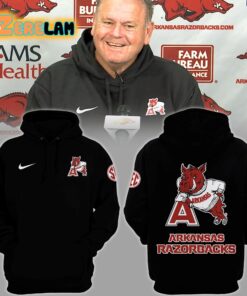 Coach Sam Pittman Arkansas Razorback Hoodie