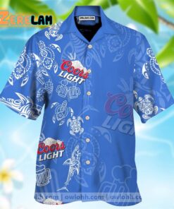 Coors Light Hawaiian Shirt