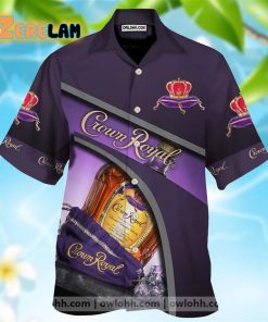 Crown Royal Wine Print Hawaiian Shirt