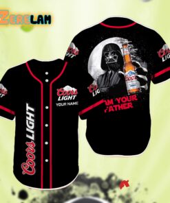 Custom Coors Light I Am Your Father Baseball Jersey