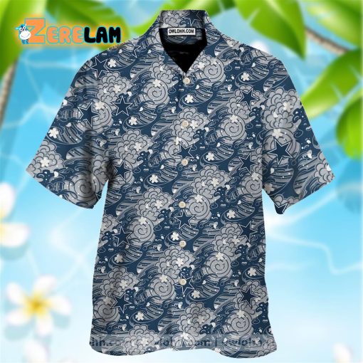 Dallas Cowboys Great Waves Of Japanese Hawaiian Shirt