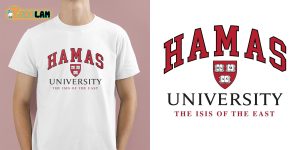 Dave Portnoy mocks Harvard with parody Hamas University Shirt logo in viral post