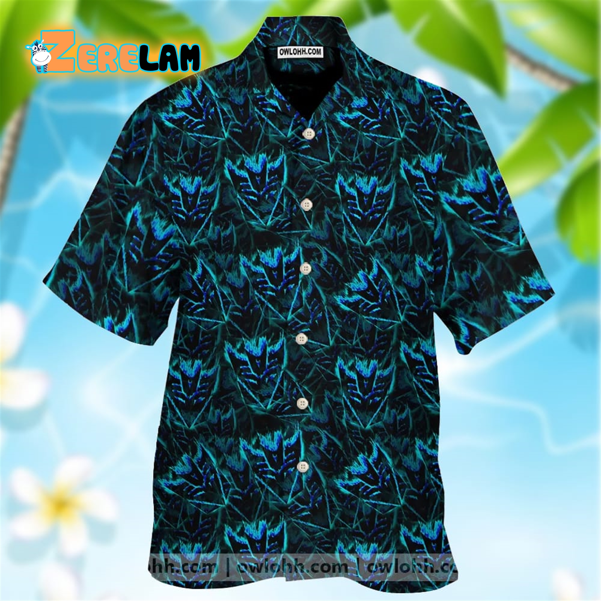 Decepticon Transformer 80s Hawaiian Shirt - Zerelam