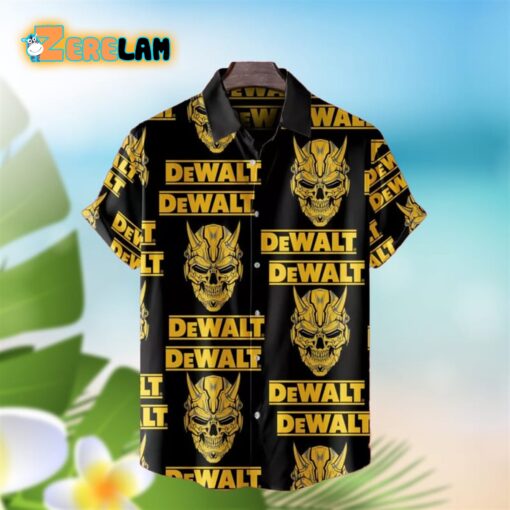 Dewalt Skull Hawaiian Shirt