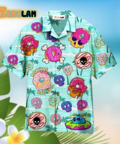 Donuts Are Evil Summer On The Ocean Tropical Hawaiian Shirt