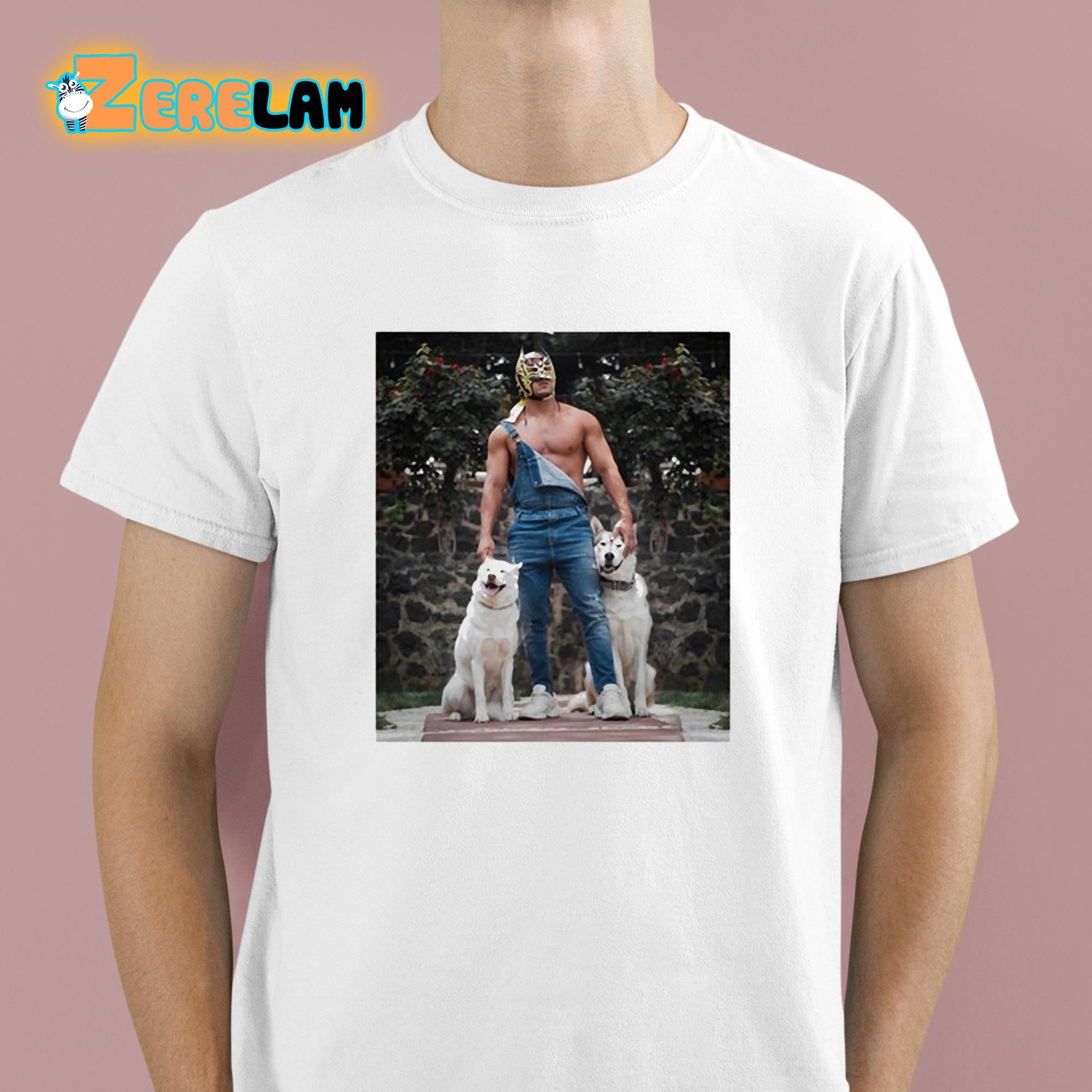 Dragon Lee With His Dogs Photo Shirt 1 1
