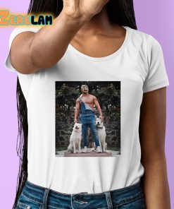 Dragon Lee With His Dogs Photo Shirt 6 1