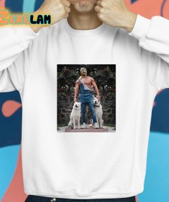Dragon Lee With His Dogs Photo Shirt 8 1