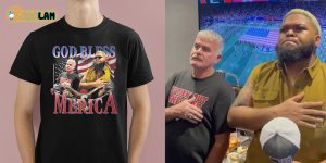 Druski Selling God Bless 'Merica Shirts After Viral Alabama Crimson Tide Video