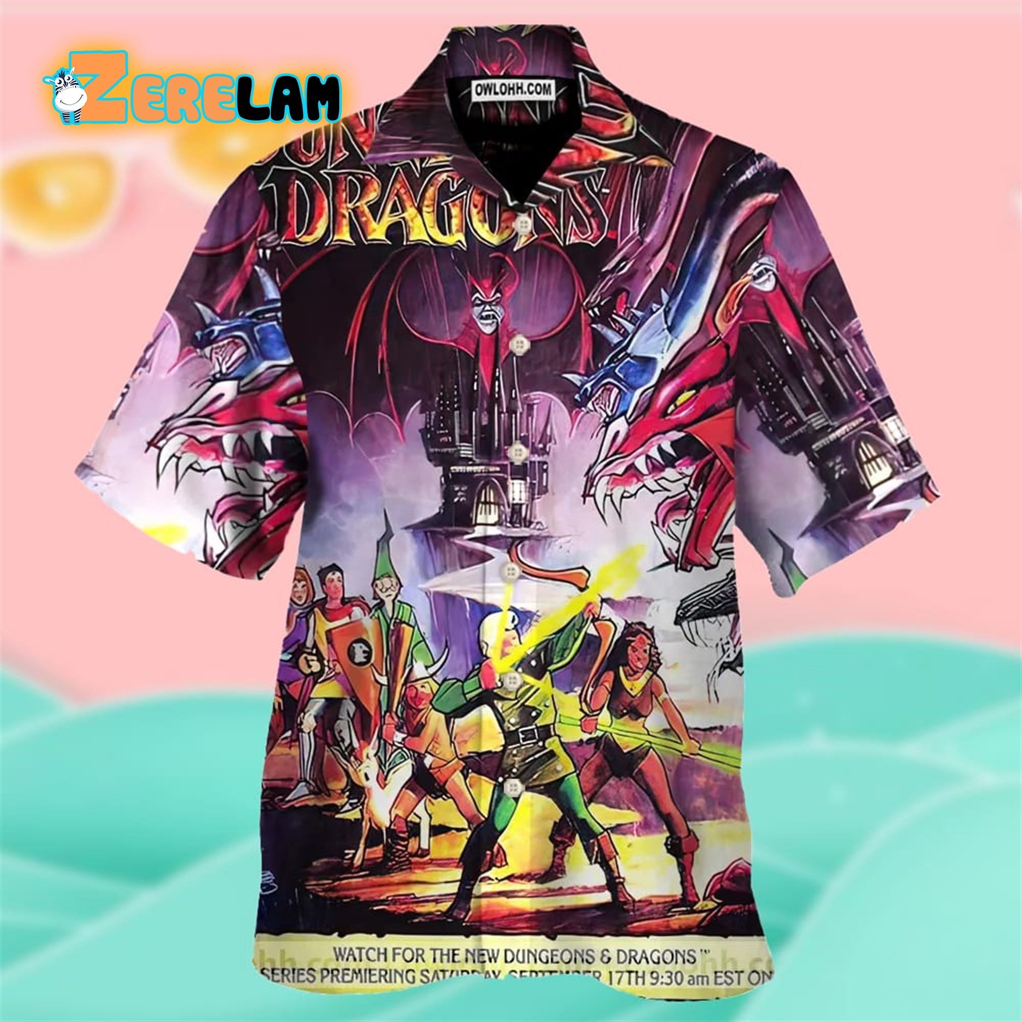 Dungeons And Dragons Hawaiian Shirt - Zerelam