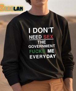 Elon Musk I Dont Need Sex The Government Fucks Me Everyday Shirt 3 1