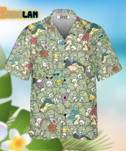 Epic Pokemon Pattern Hawaiian Shirt