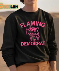 Flaming Democrat Horse Shirt 3 1