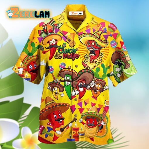 Food Feeling Hot Chili Hawaiian Shirt