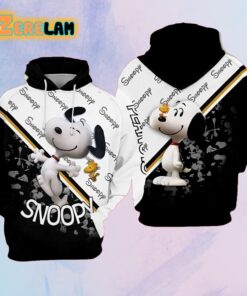 For Snoopy Lovers Love Life And Naughty 3d Hoodie