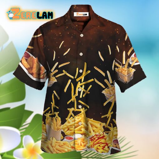 French Fries Fast Food Delicious Hawaiian Shirt