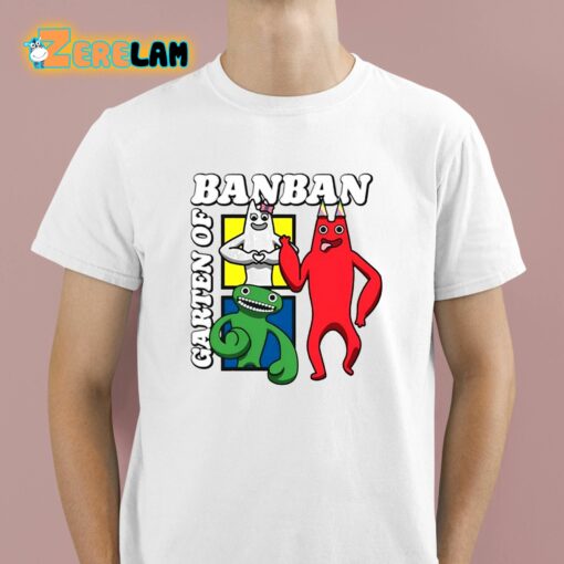 Garten Of Banban Character Squares Shirt