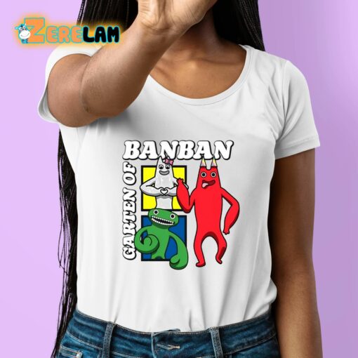 Garten Of Banban Character Squares Shirt