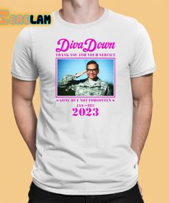 George Santos Diva Down Thank You For Your Service Shirt 1 1