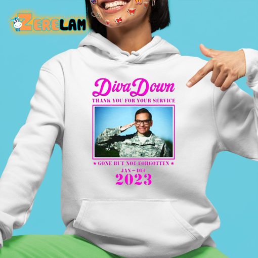 George Santos Diva Down Thank You For Your Service Shirt