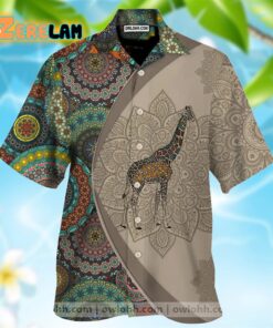 Giraffe Hawaiian Shirt For Men and Women Adult