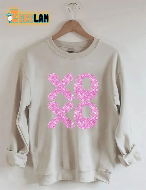 Glitter XOXO Valentines Day Sweatshirt