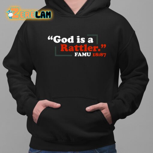 God is a Rattler Famu 18 87 Hoodie