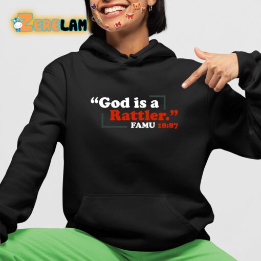 God is a Rattler Famu 18 87 Hoodie