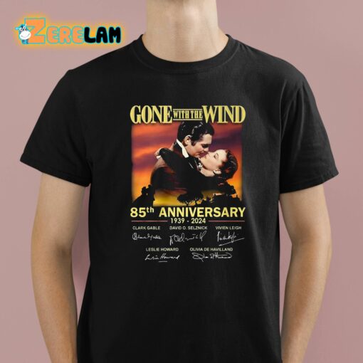 Gone With The Wind 85th Anniversary 1939-2024 Thank You For The Memories Shirt