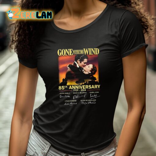 Gone With The Wind 85th Anniversary 1939-2024 Thank You For The Memories Shirt