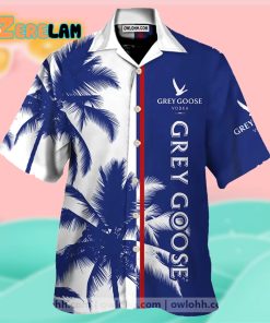 Grey Goose Vodka Palm Hawaiian Shirt