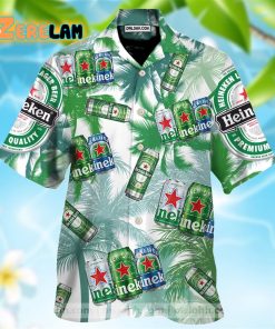 Heineken Beer Hawaiian Shirt