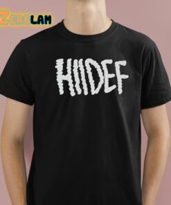 Hii-def Black Electric Logo Shirt