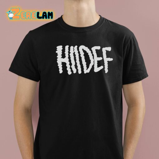 Hii-def Black Electric Logo Shirt