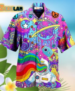 Hippie Planet Peace The Colorful Of Life Hawaiian Shirt