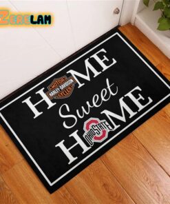 Home Sweet Home Ohio State Buckeyes Doormat 2 1