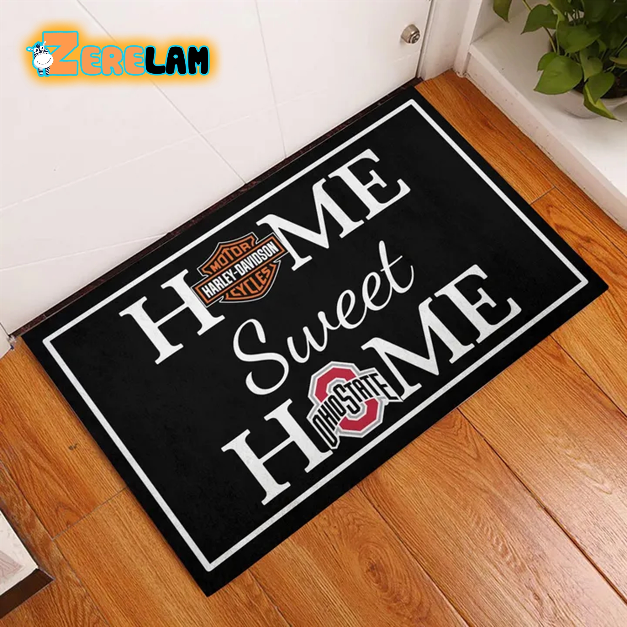 Home Sweet Home Ohio State Buckeyes Doormat 2