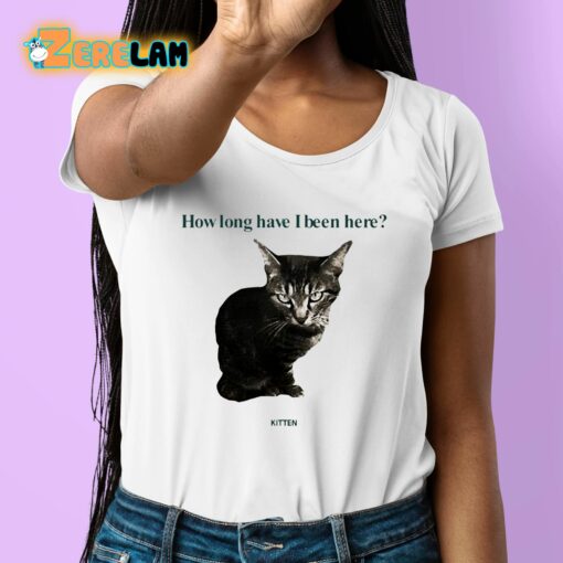 How Long Have I Been Here Kitten Shirt