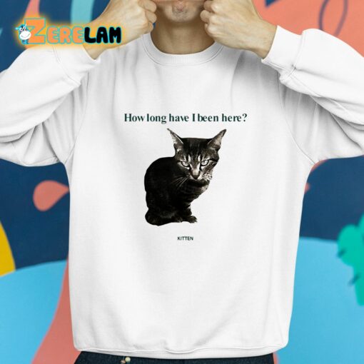 How Long Have I Been Here Kitten Shirt