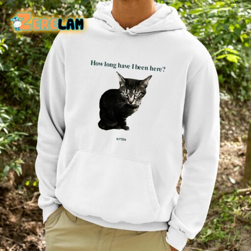 How Long Have I Been Here Kitten Shirt