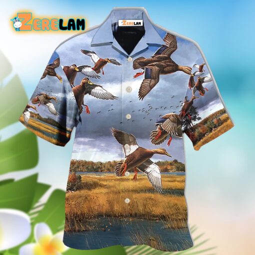 Hawaiian Shirt Duck Hunting Classic Style