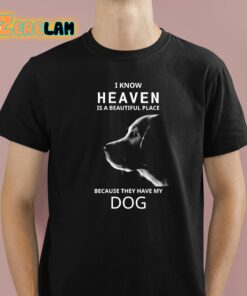 I Know Heaven Is A Beautiful Place Because They Have My Dog Shirt