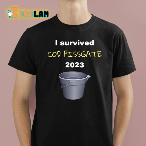 I Survived Cod Pissgate 2023 Shirt