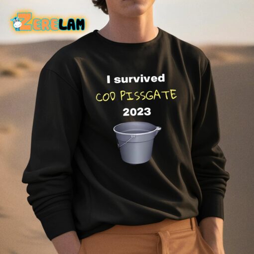 I Survived Cod Pissgate 2023 Shirt