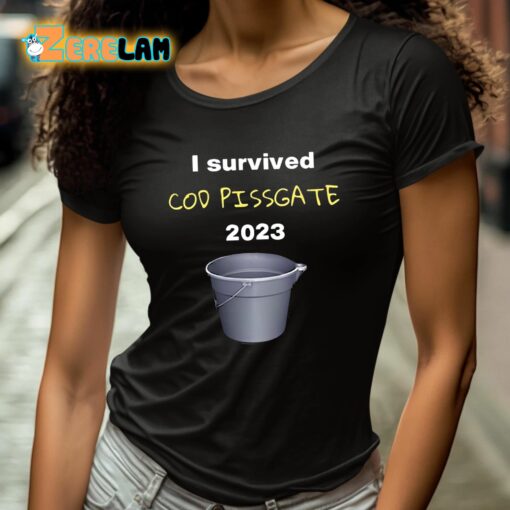 I Survived Cod Pissgate 2023 Shirt