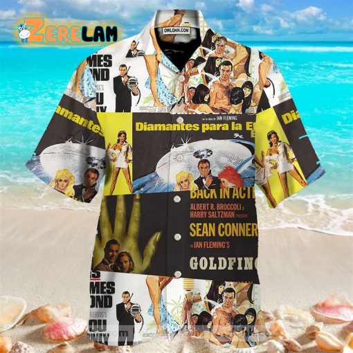 James Bond Movie Hawaiian Shirt