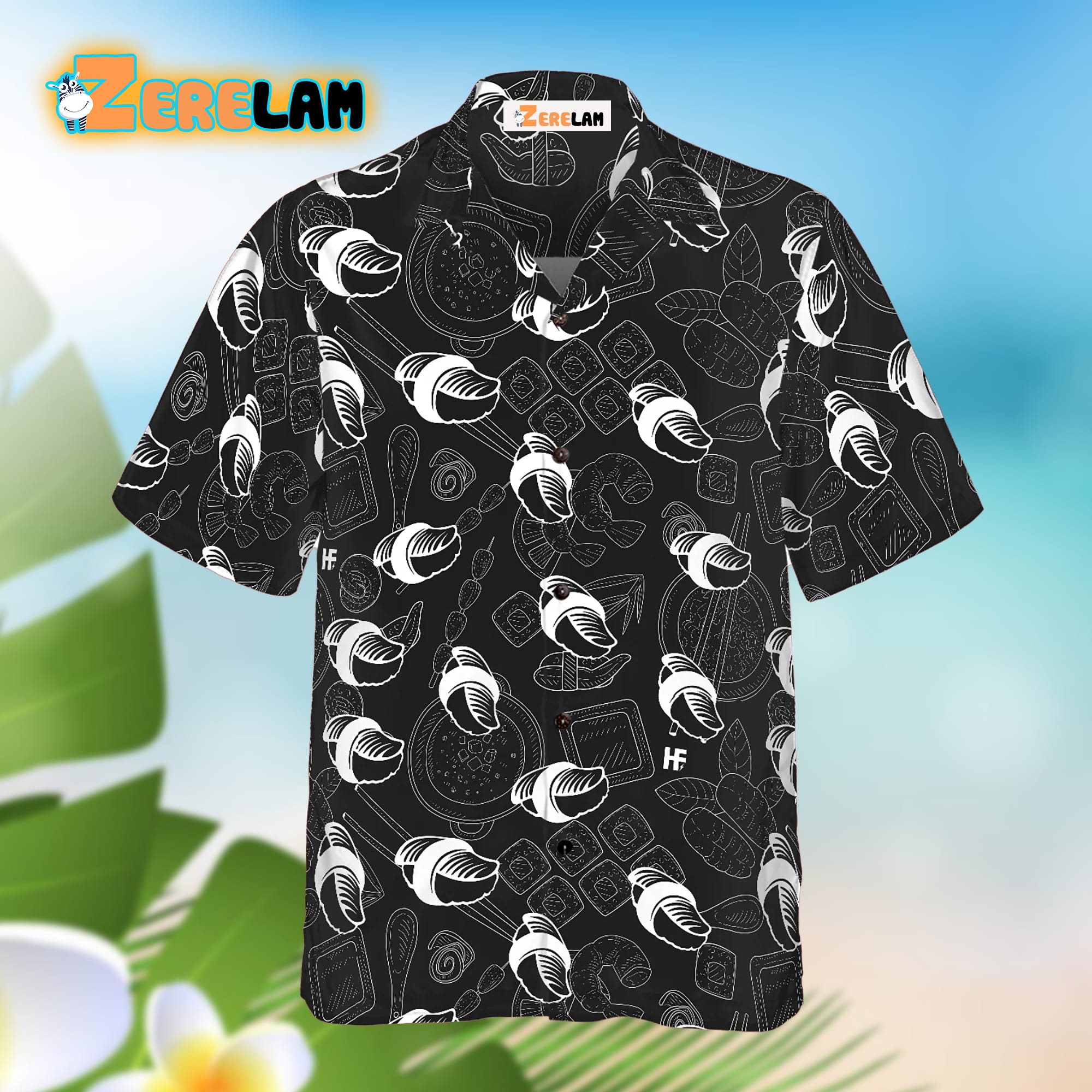 Japanese Sushi Food Hawaiian Shirt - Zerelam