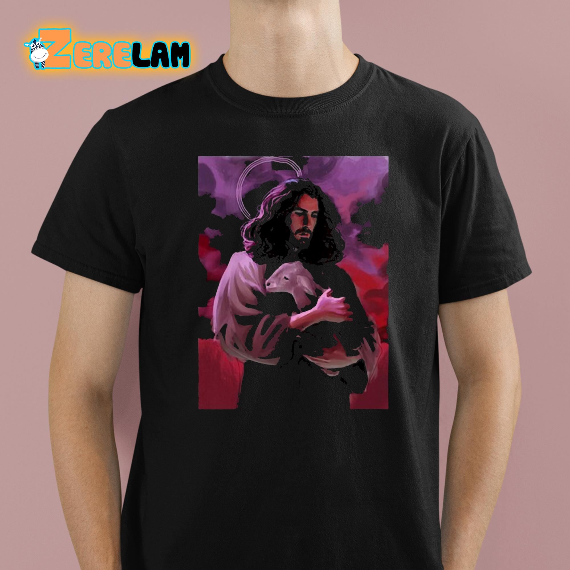 Jesus Holding A Lamb Shirt 1 1
