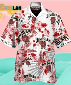 Jim Beam Hawaiian Shirt Aloha Beach Summer