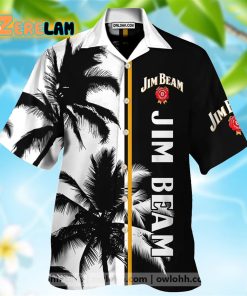 Jim Beam Palm Tree Hawaiian Shirt